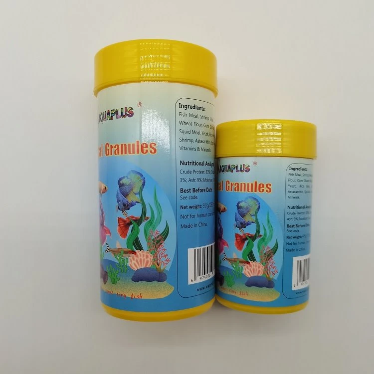 Tropical fish granule food